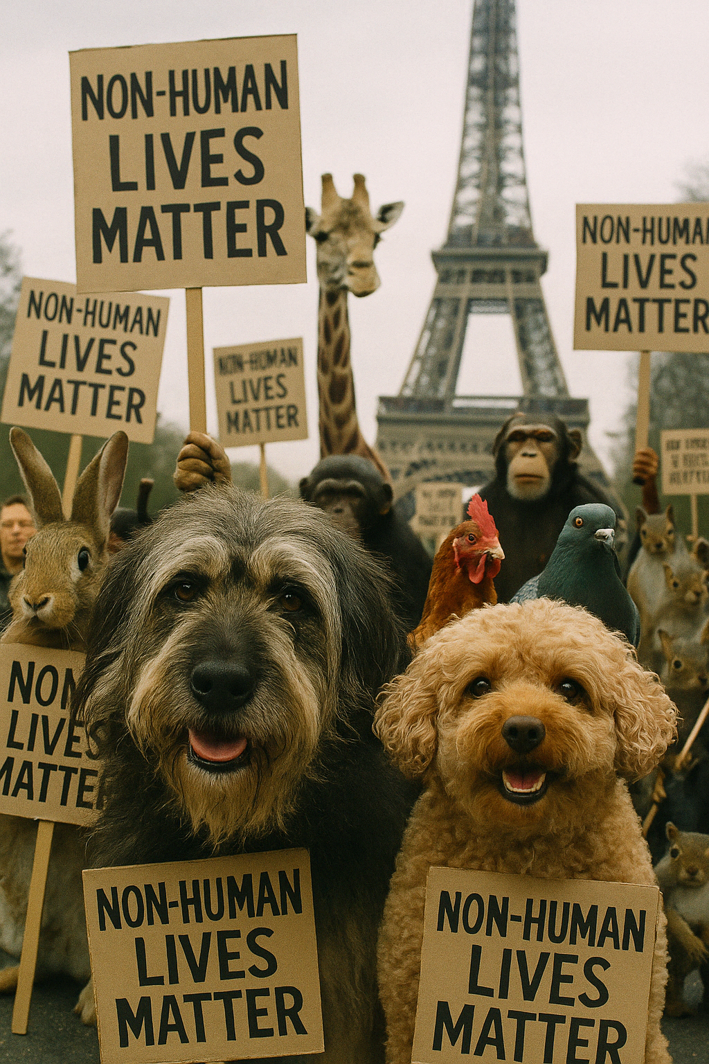 Non-Human Lives Matter — Paris protest